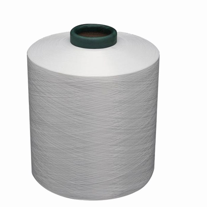 Polyester vitt sidengarn